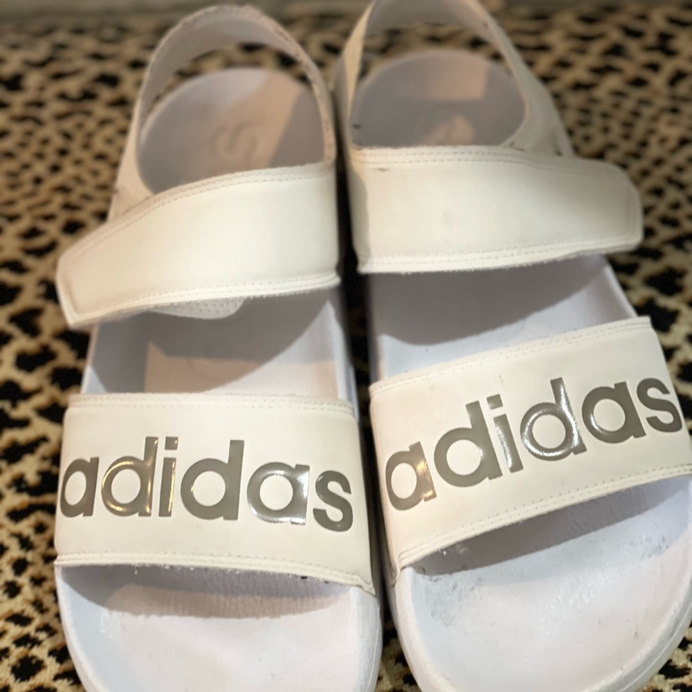Adidas White Sandals